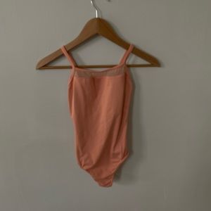 Thin strap peace leotard